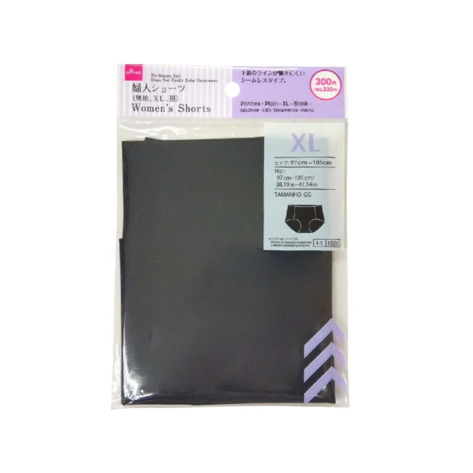Panties Plain XL Black