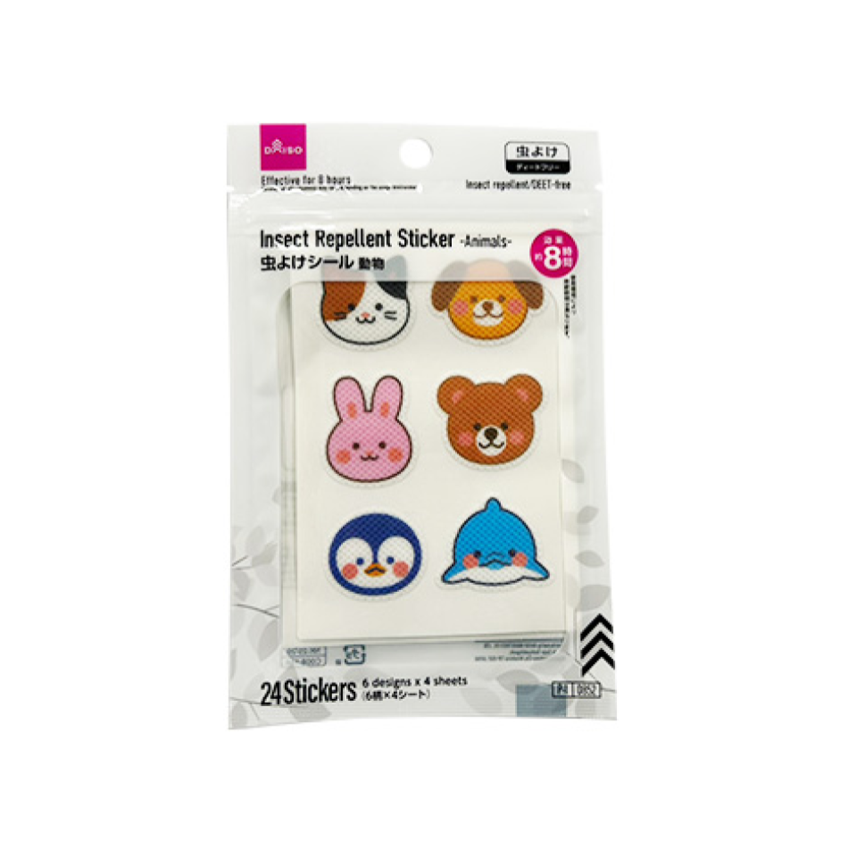 Insect Repellent Sticker Animals
