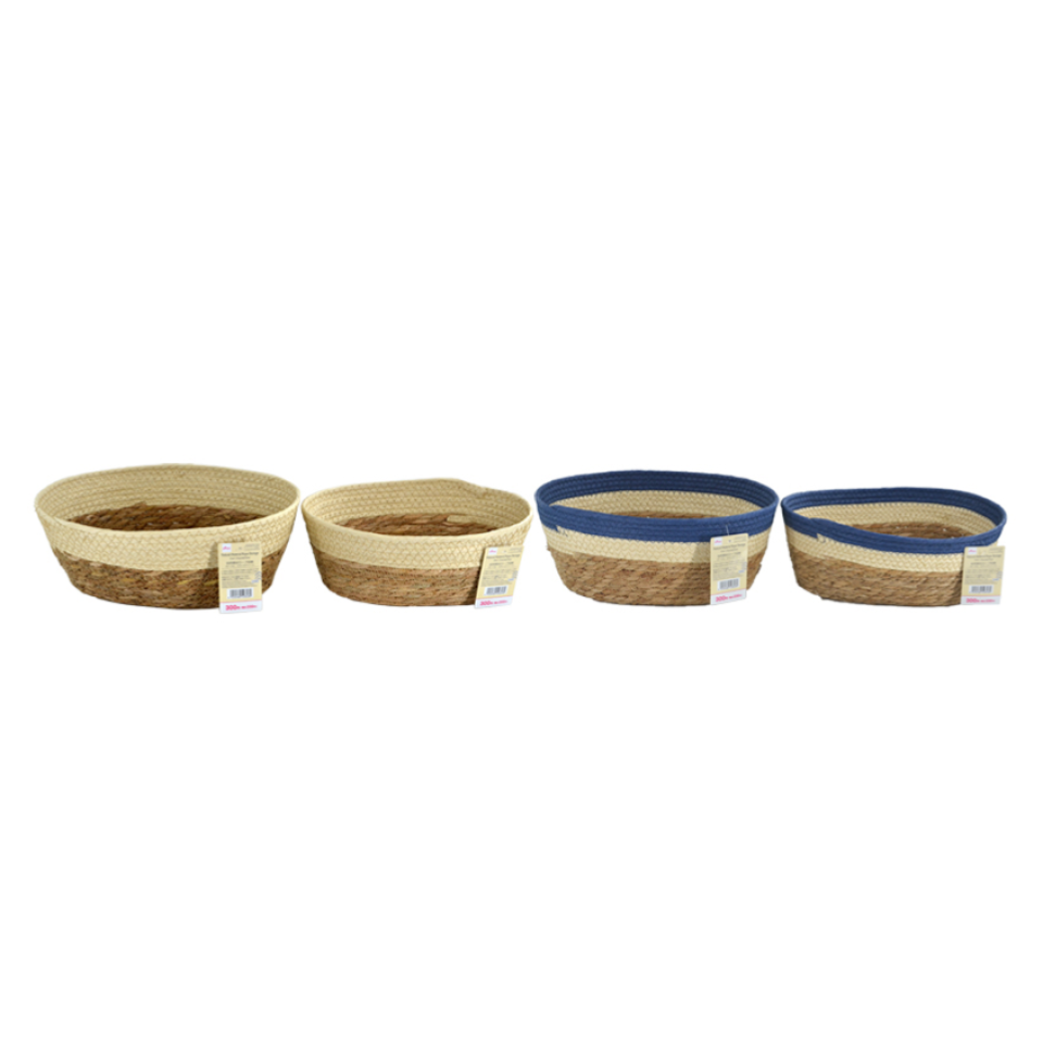 Natural Material Paper Storage Oval 2 Assorted Sizes