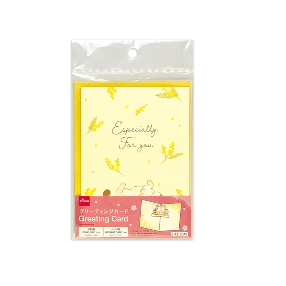 Greeting Card Pop Up Cat