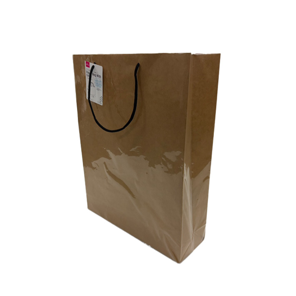 Paper Bag with Cover Kraft Plain C 38cm x 47.5cm x 12cm