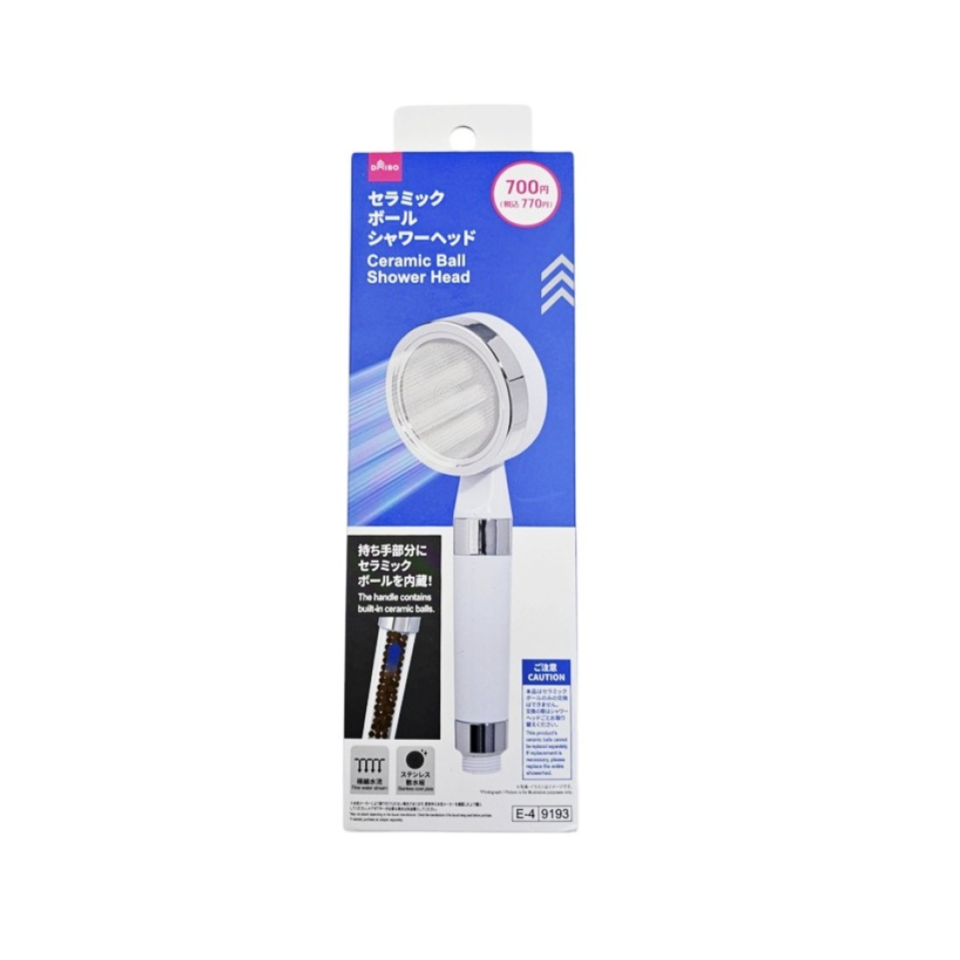 Shower Head with Built-in Ceramic Balls