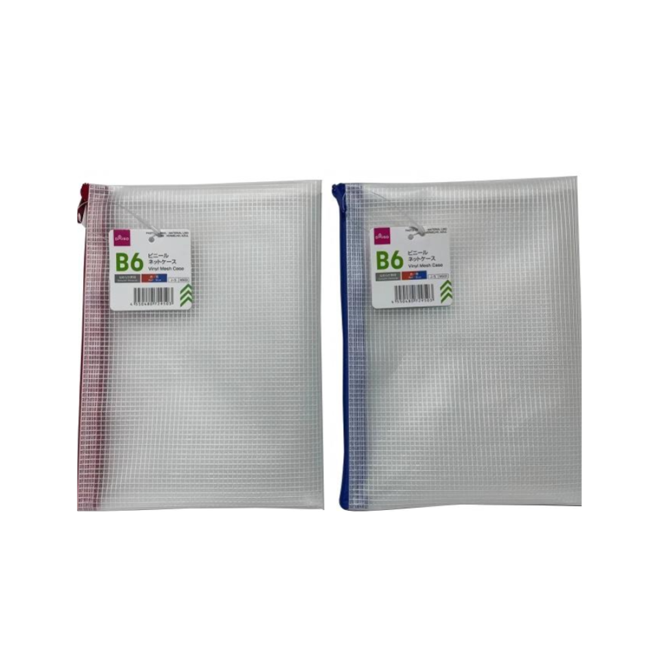 Vinyl Mesh Case Smooth Material B6 Red/Blue