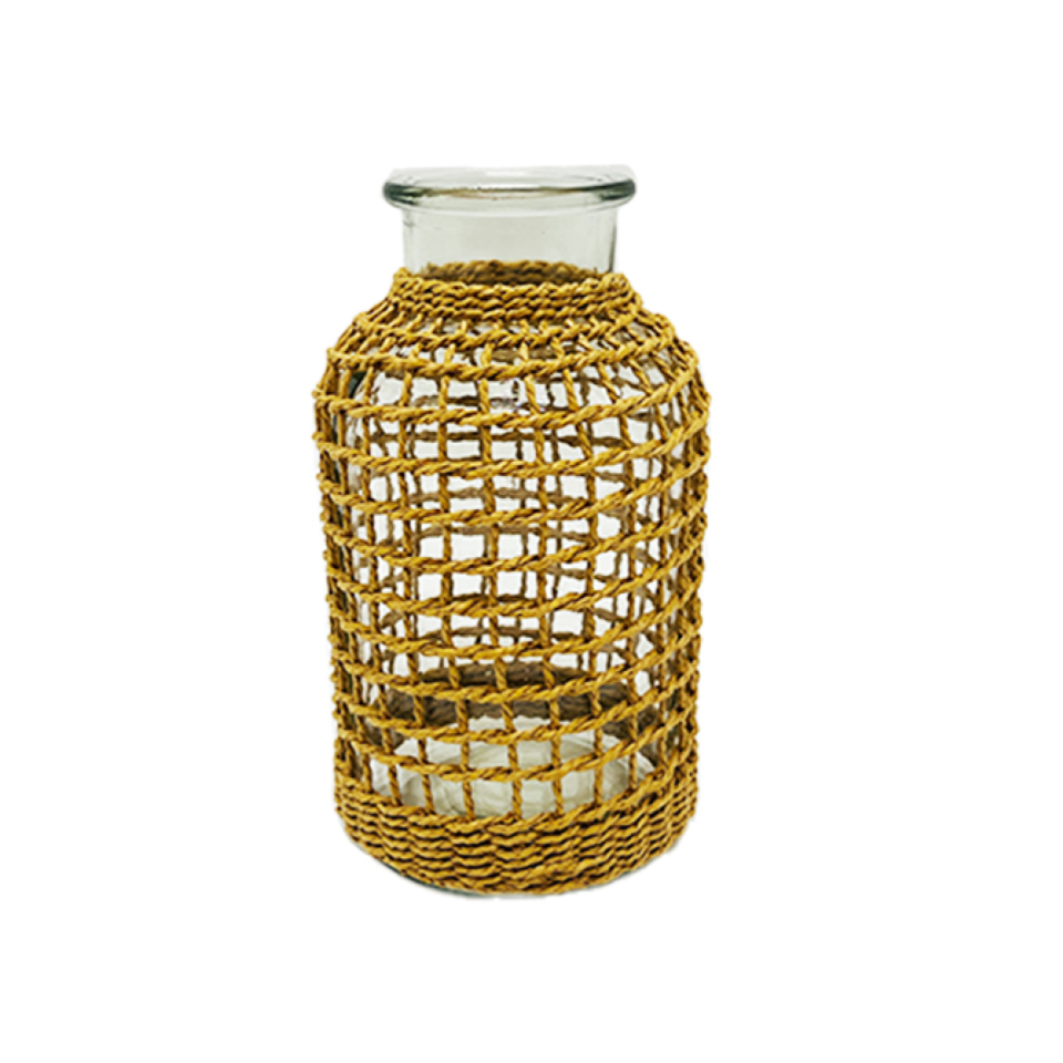 Interior Flower Vase Paper Knit 11cm x 19.5cm