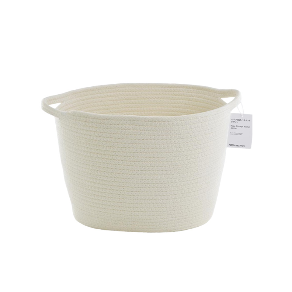 Rope Storage Basket White