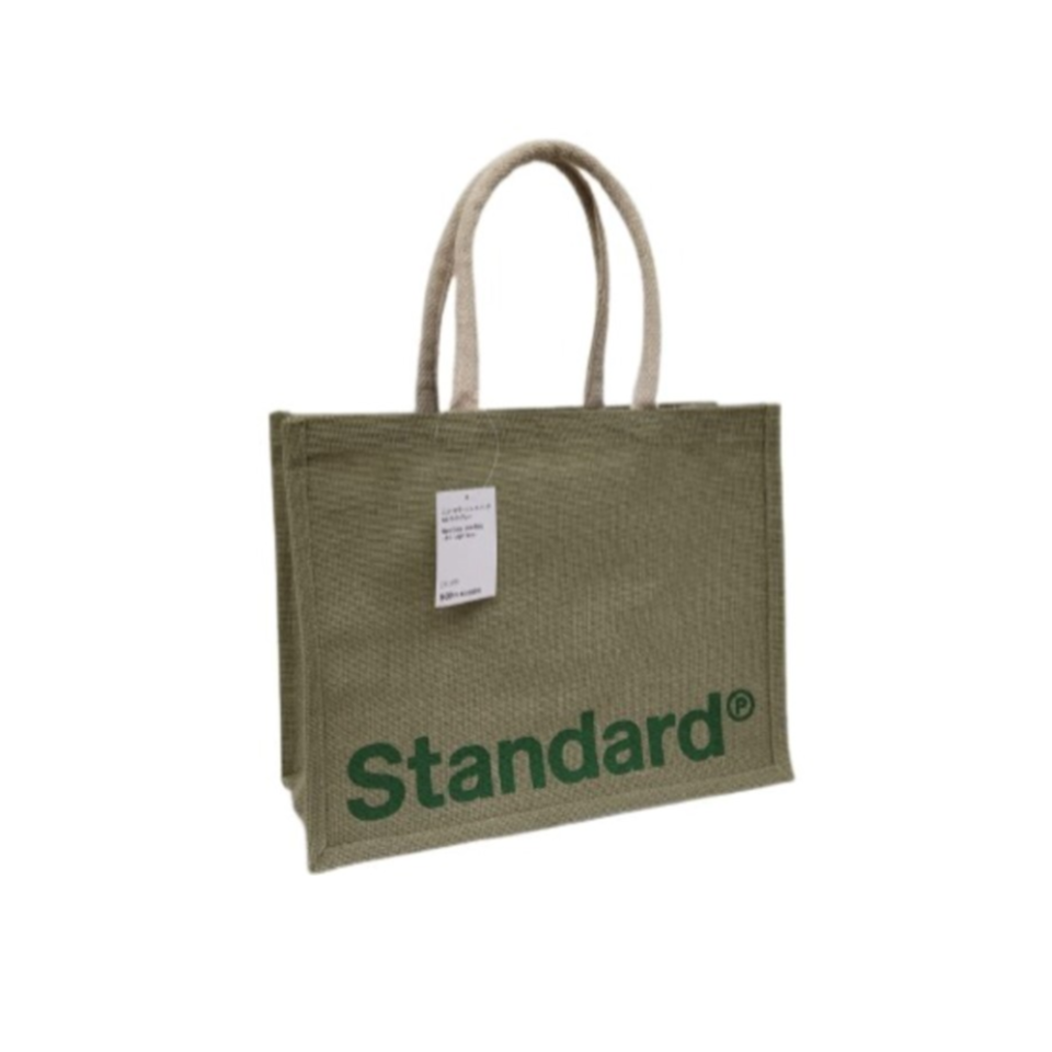 New Color Jute Bag A4 Light Gray