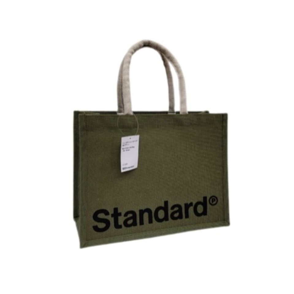 New Color Jute Bag A4 Green