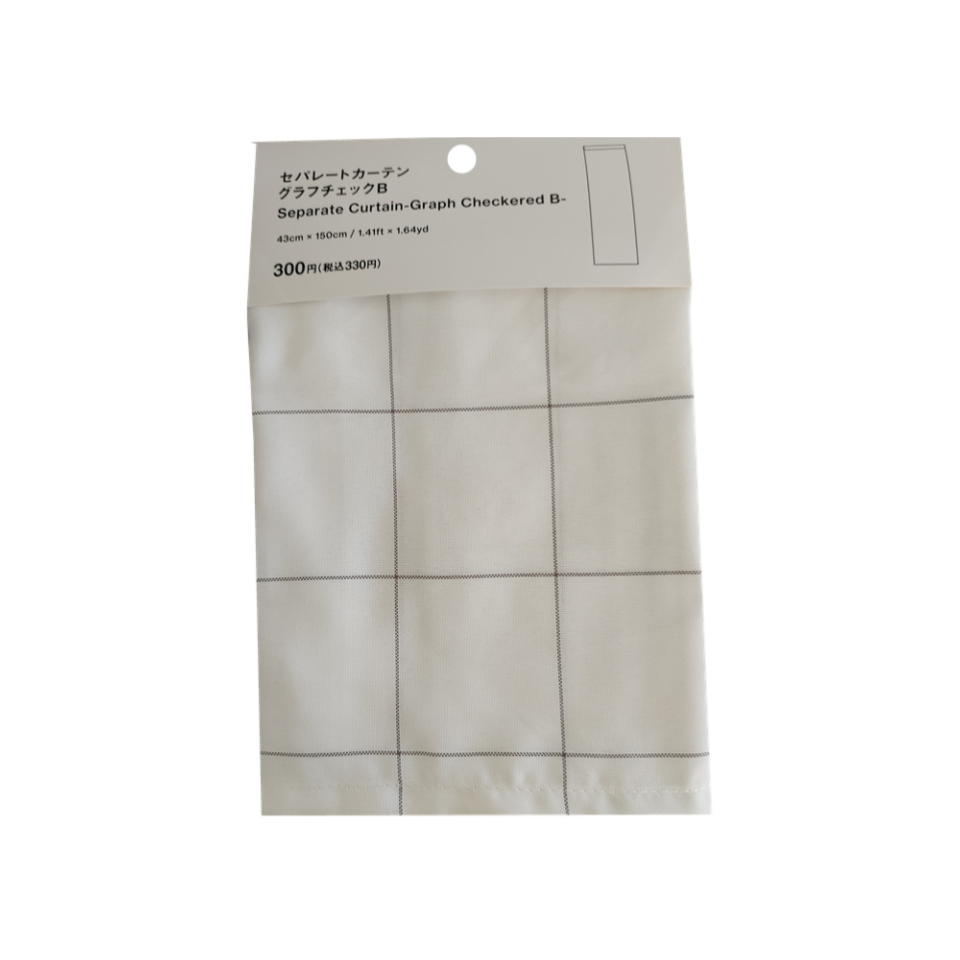 Separate Curtain Graph Checkered B
