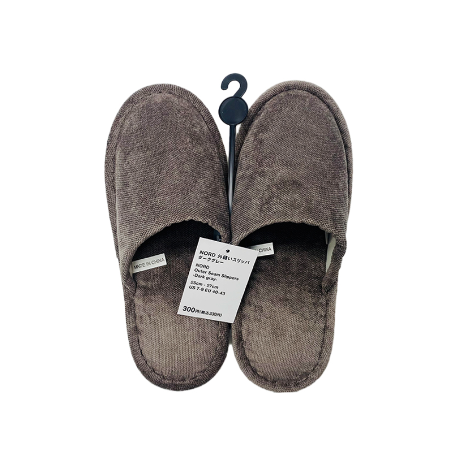 Outer Seam Slippers Nord Dark Grey 25cm-27cm