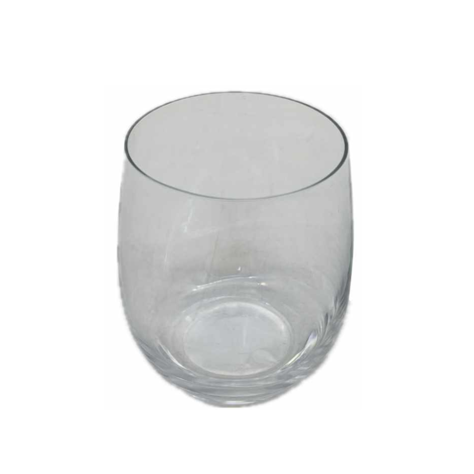 Stemless Wine Glass Lead Free Crystal Glass 370ml