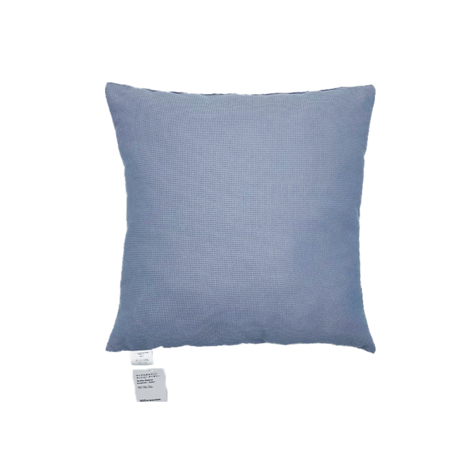 Waffle Cushion Gray 45cm x 45cm