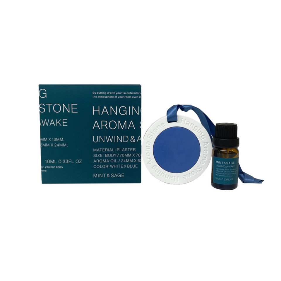 Hanging Aroma Stone Mint and Sage 10ml