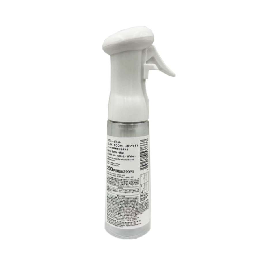 Spray Bottle Mist White 100ml