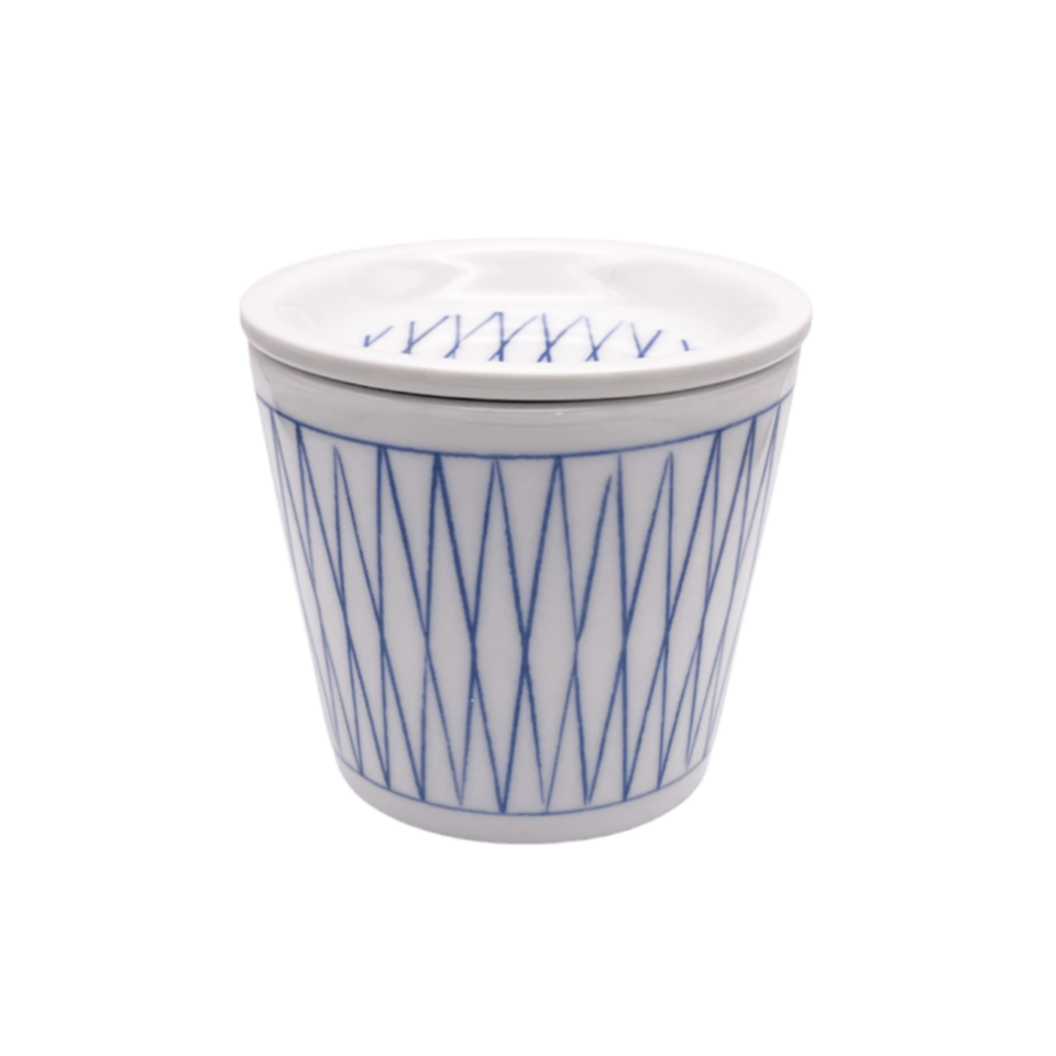 Soba Cup & Mini Plate Set Amime Thin 8.5cm