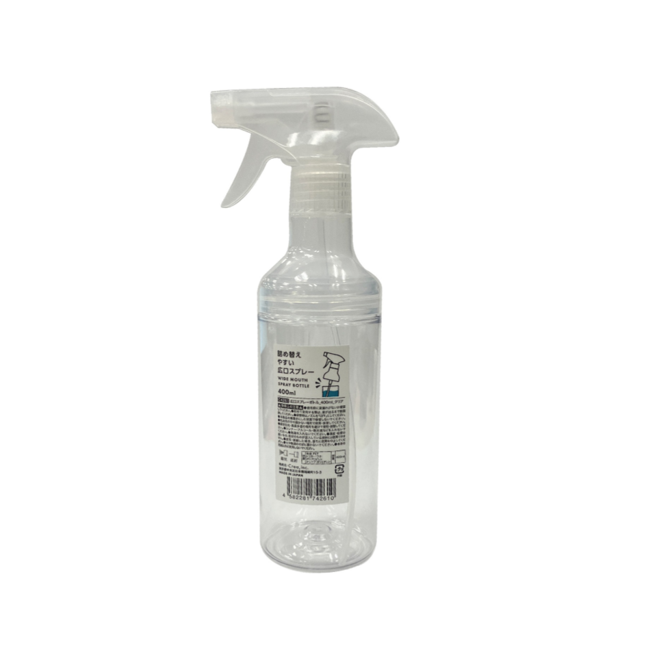 Wide Mouth Spray Clear 400ml