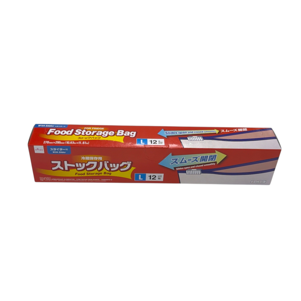 Food Storage Bag with Slider for Fridge L