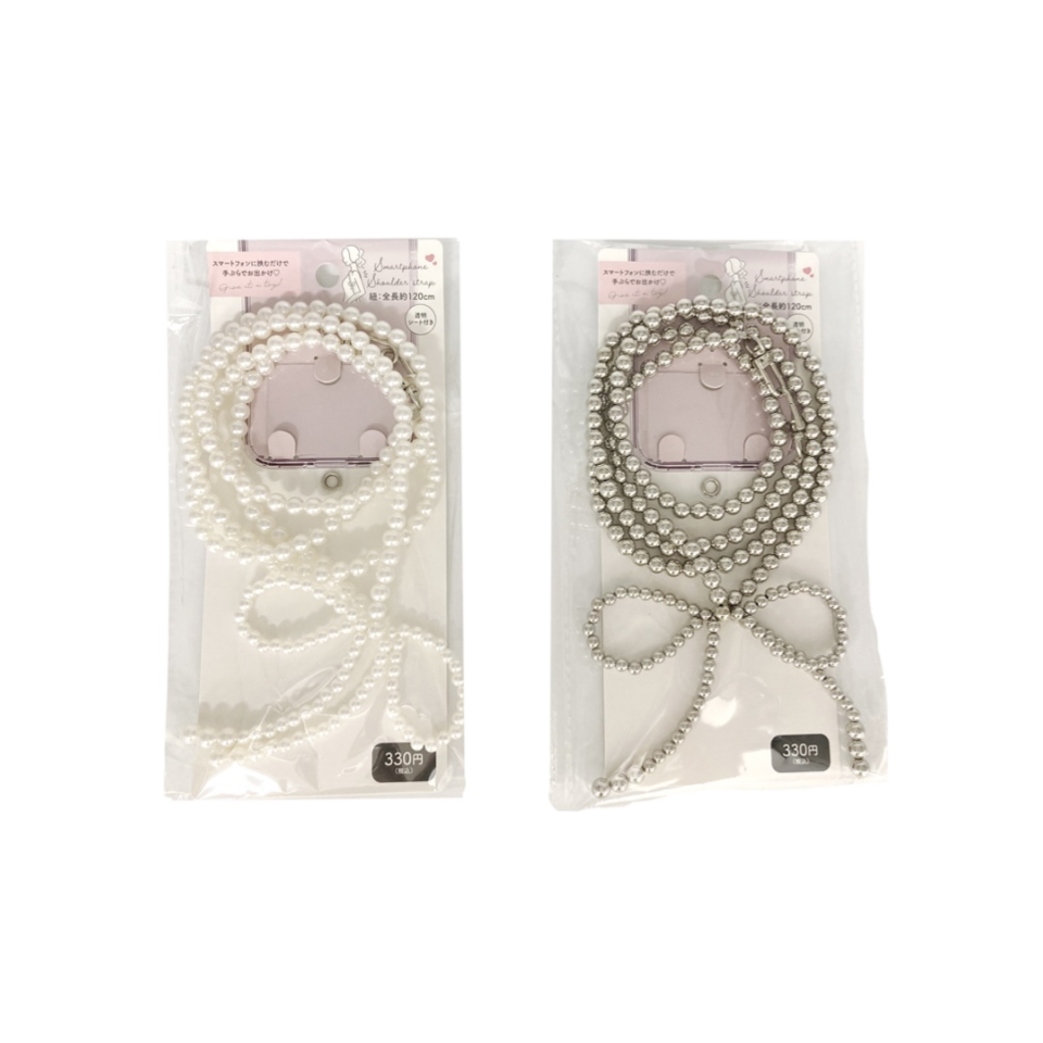 Shoulder Strao with Big Ribbon Beads and Sheet