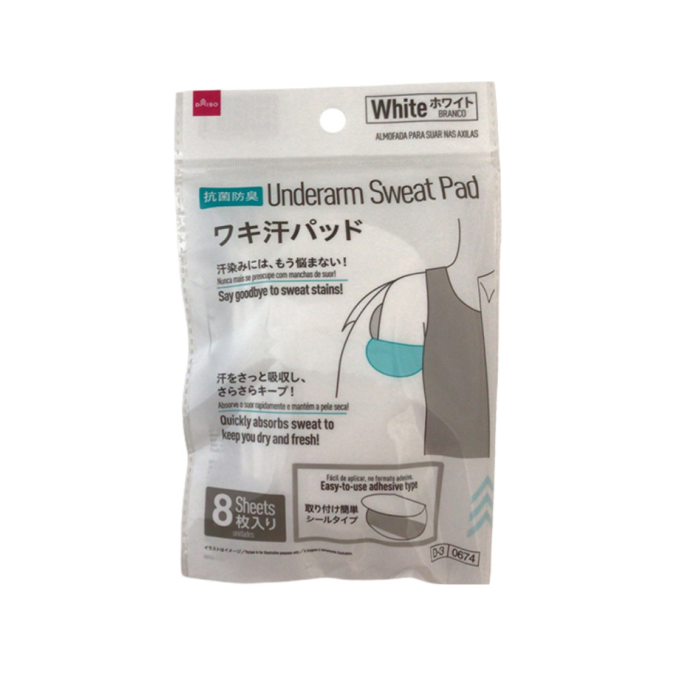 Underarm Sweat Pad White