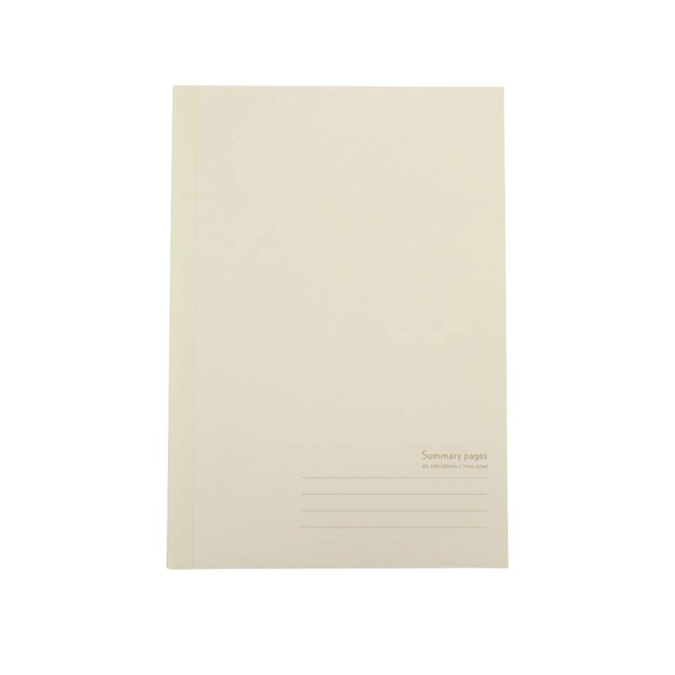 A5 Color Stitched Notebook Ivory