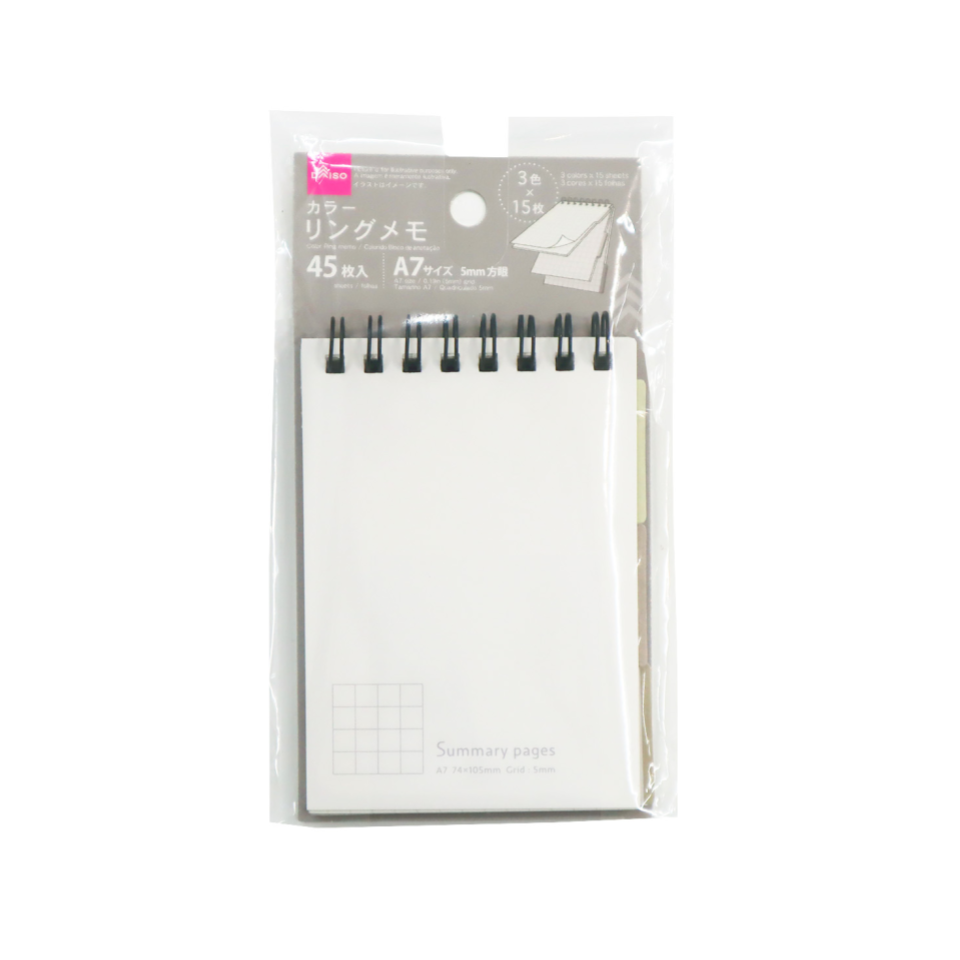 Spiral Notepad A7 Ivory
