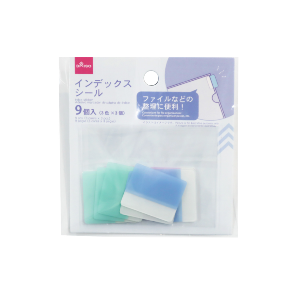 Index Stickers Blue