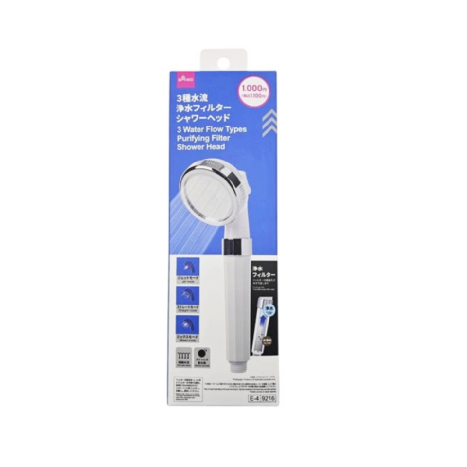 Filter Shower Head 3 Water Flow Types