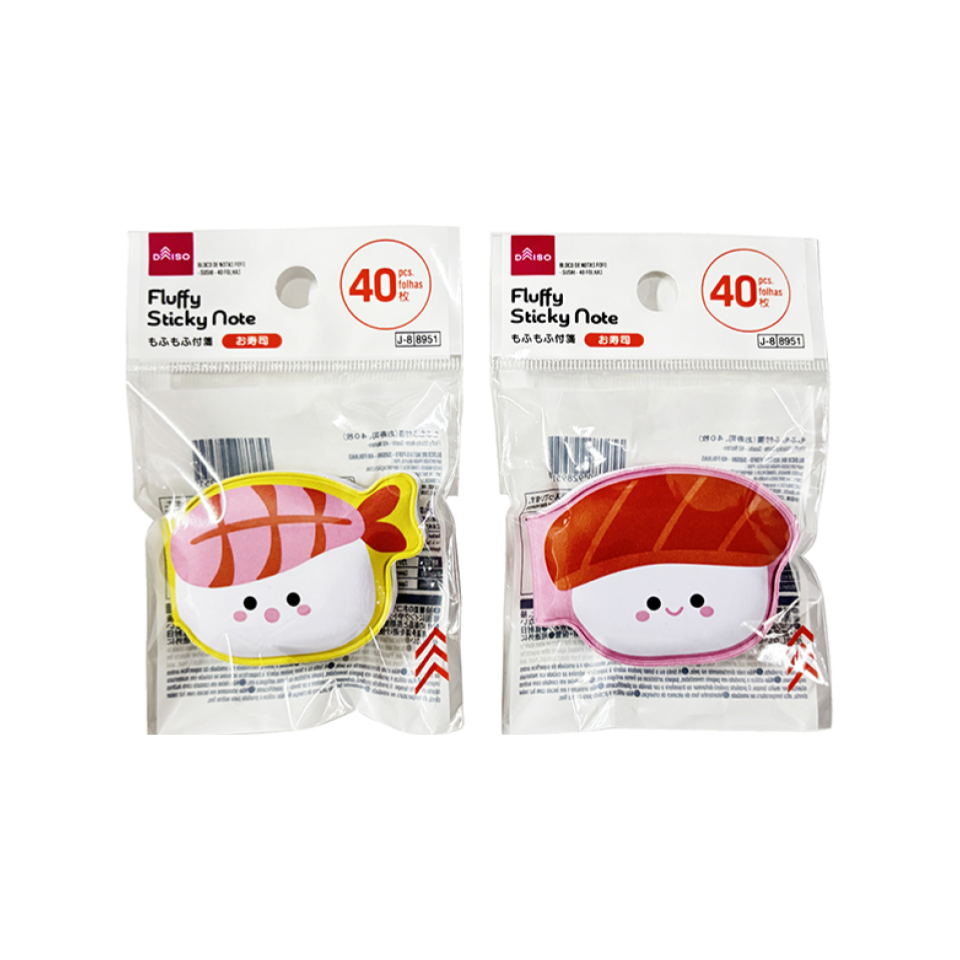 Fluffy Sticky Note Sushi