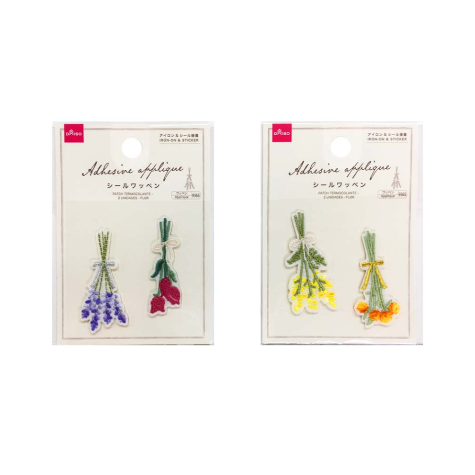 Adhesive Applique Dried Flower