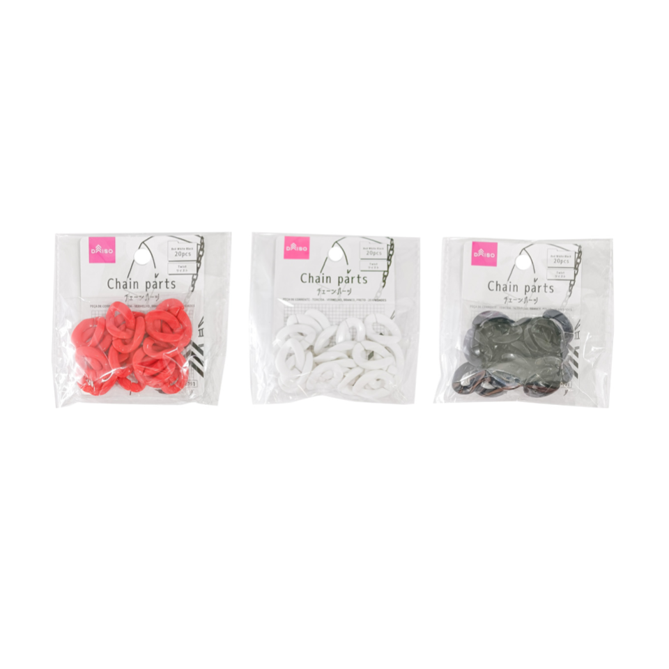 Chain Parts Twist Red/White/Black