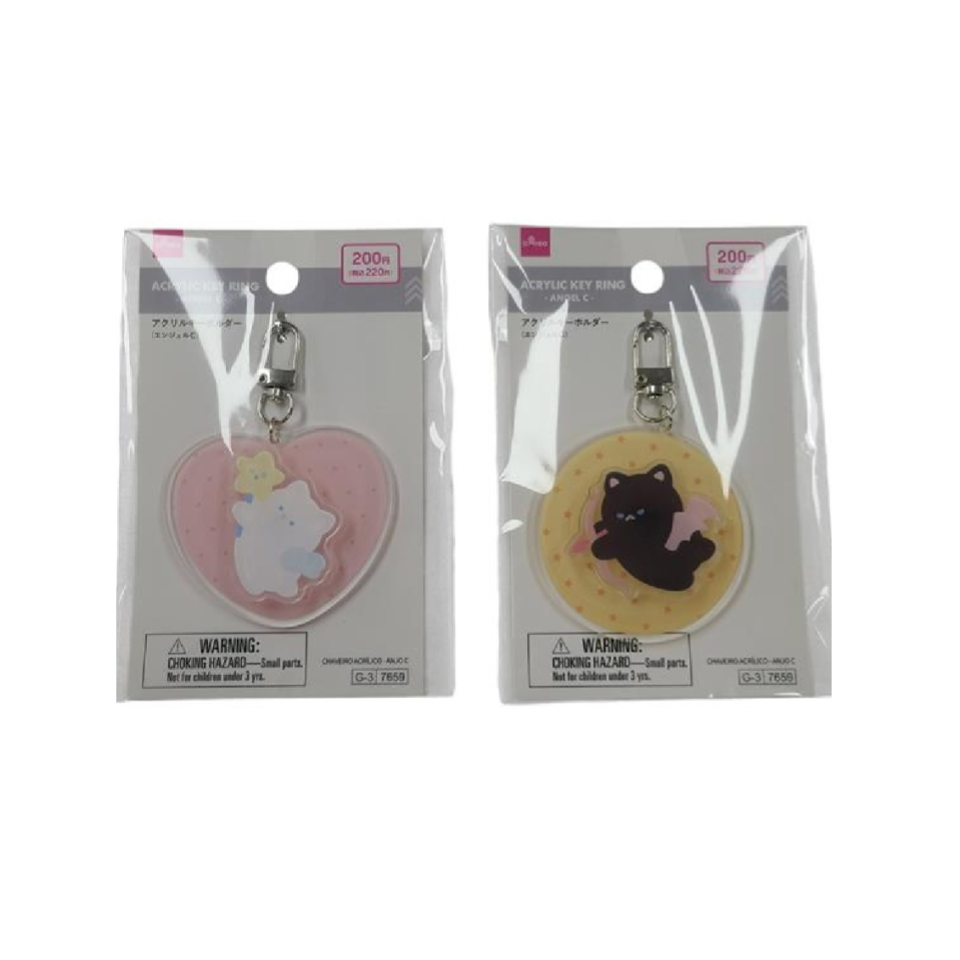 Acrylic Key Ring Angel C