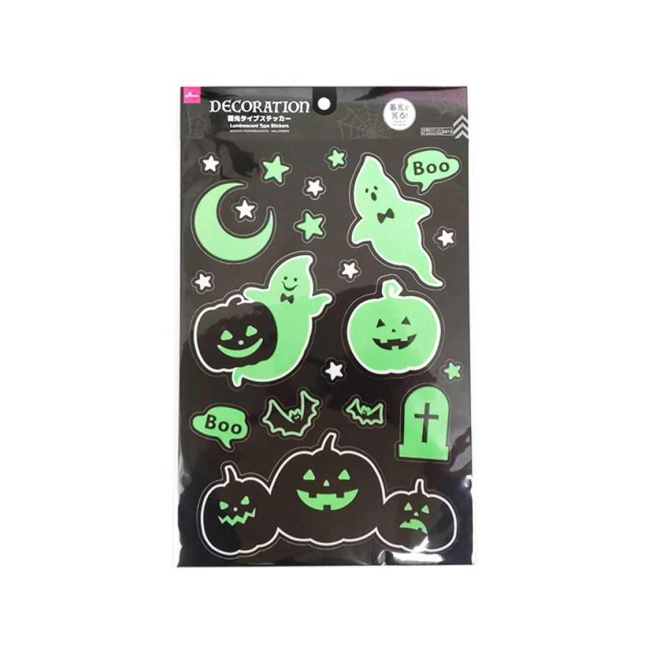 Luminescent Type Stickers Halloween