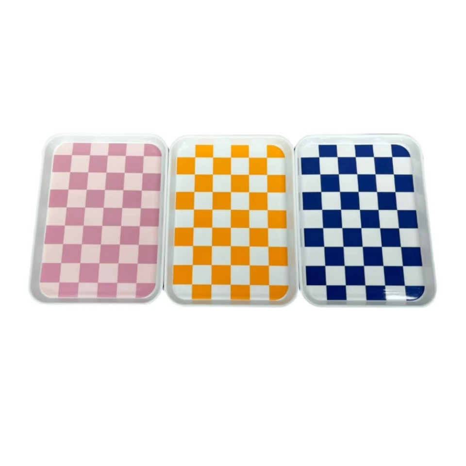 Melamine Tray Checkered 30.5cm x 22.5cm