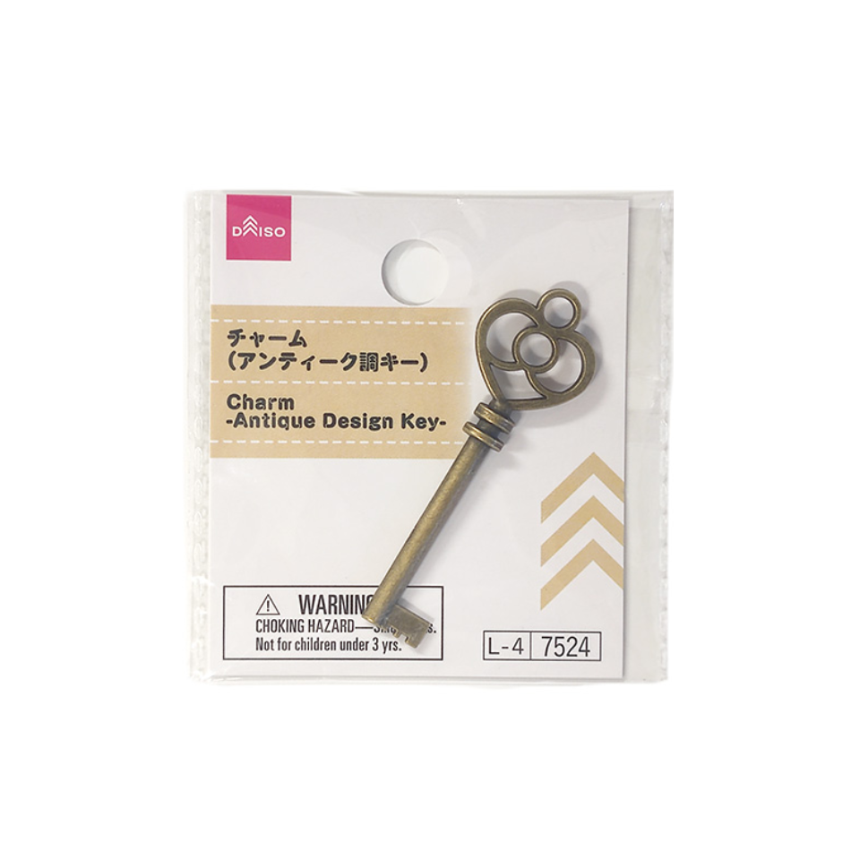 Charm Antique Design Key