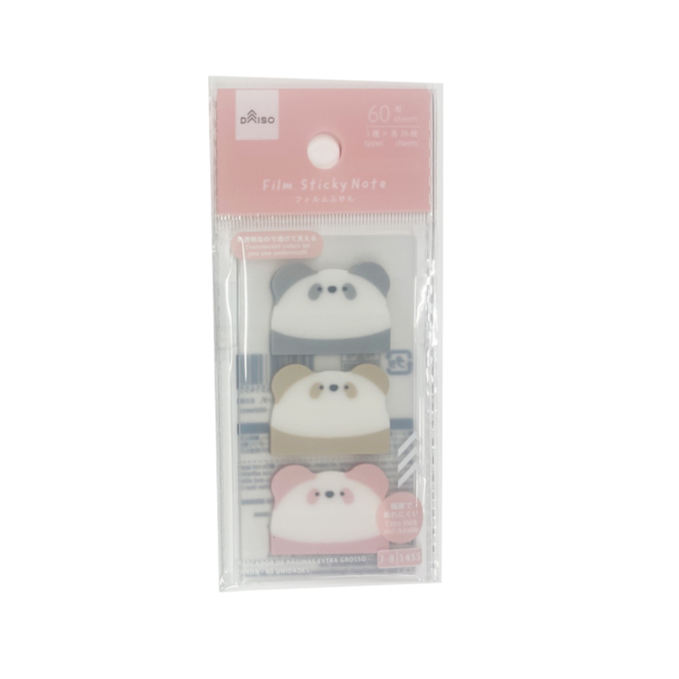 Extra Thick Film Sticky Notes Panda