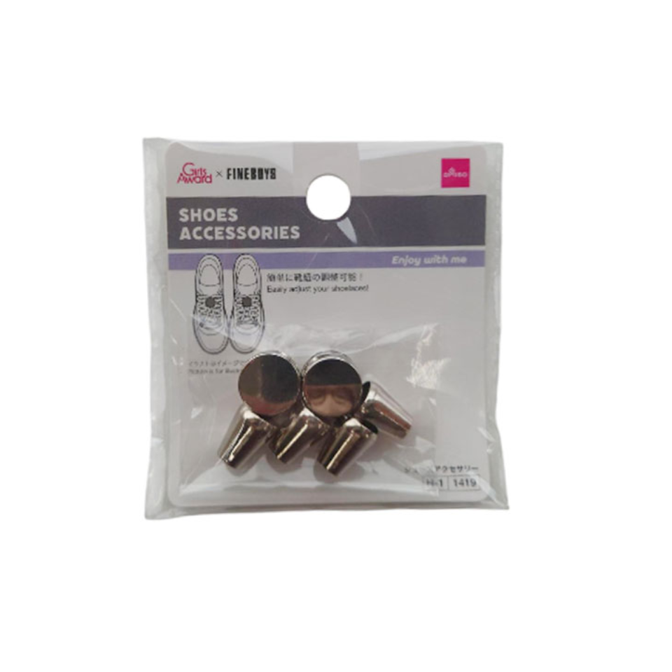 Shoelace Adjustment Parts Silver Color