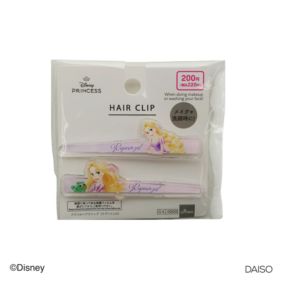 Acrylic Hair Clip Rapunzel
