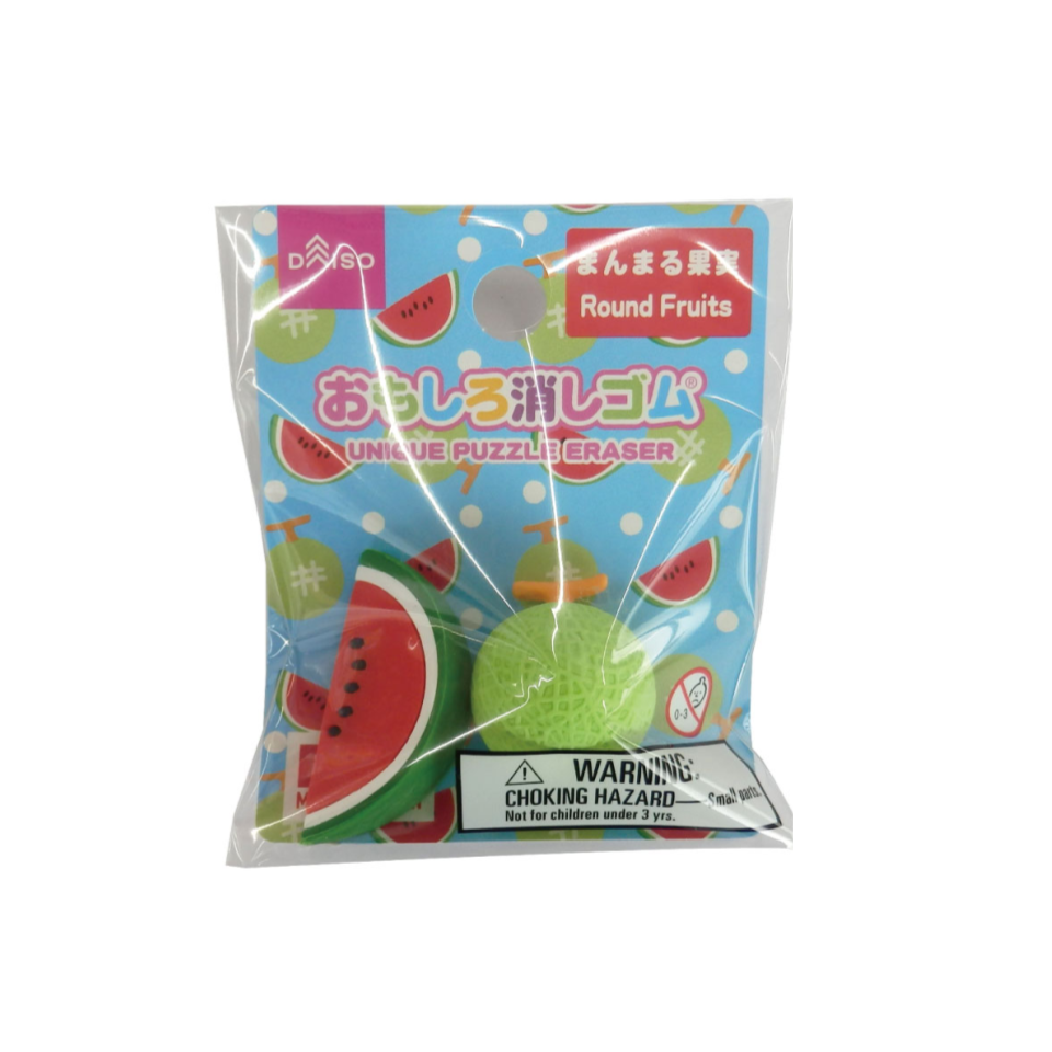 Eraser Round Fruits