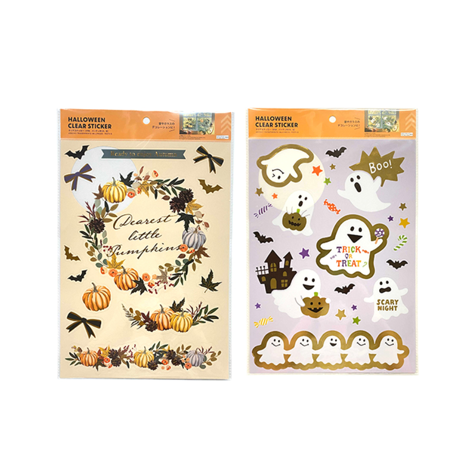Clear Sticker Halloween Party Mix B