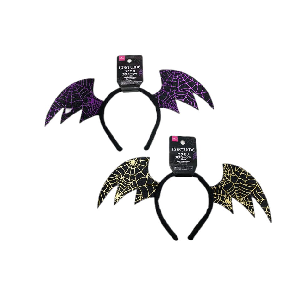 Bat Headband Spider Web