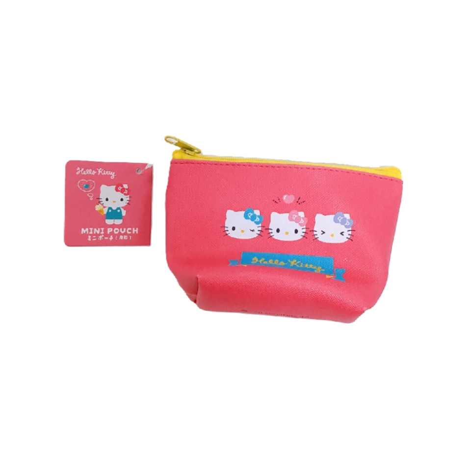 Mini Pouch Boat Shape Kitty Simple Cute