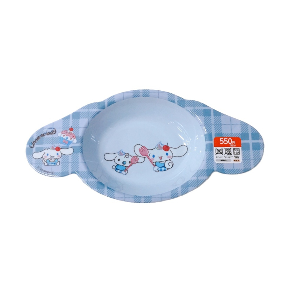 Melamine Deep Dish Die Cut Cinnamoroll Leisurely Time