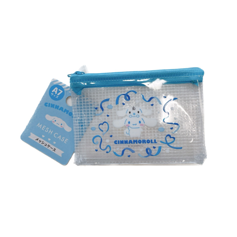 PVC Mesh Case A7 Cinnamoroll Light Blue