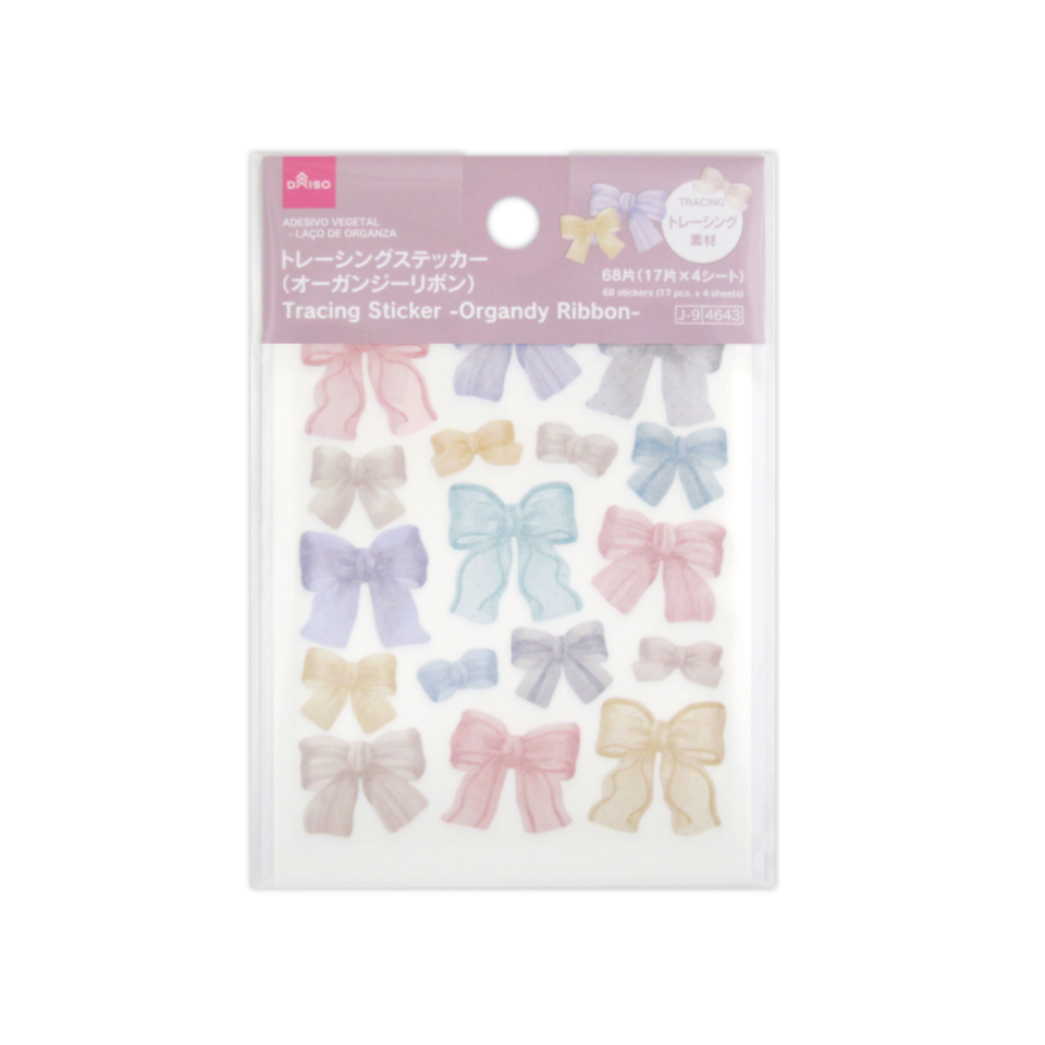 Tracing Sticker Organdy Ribbon