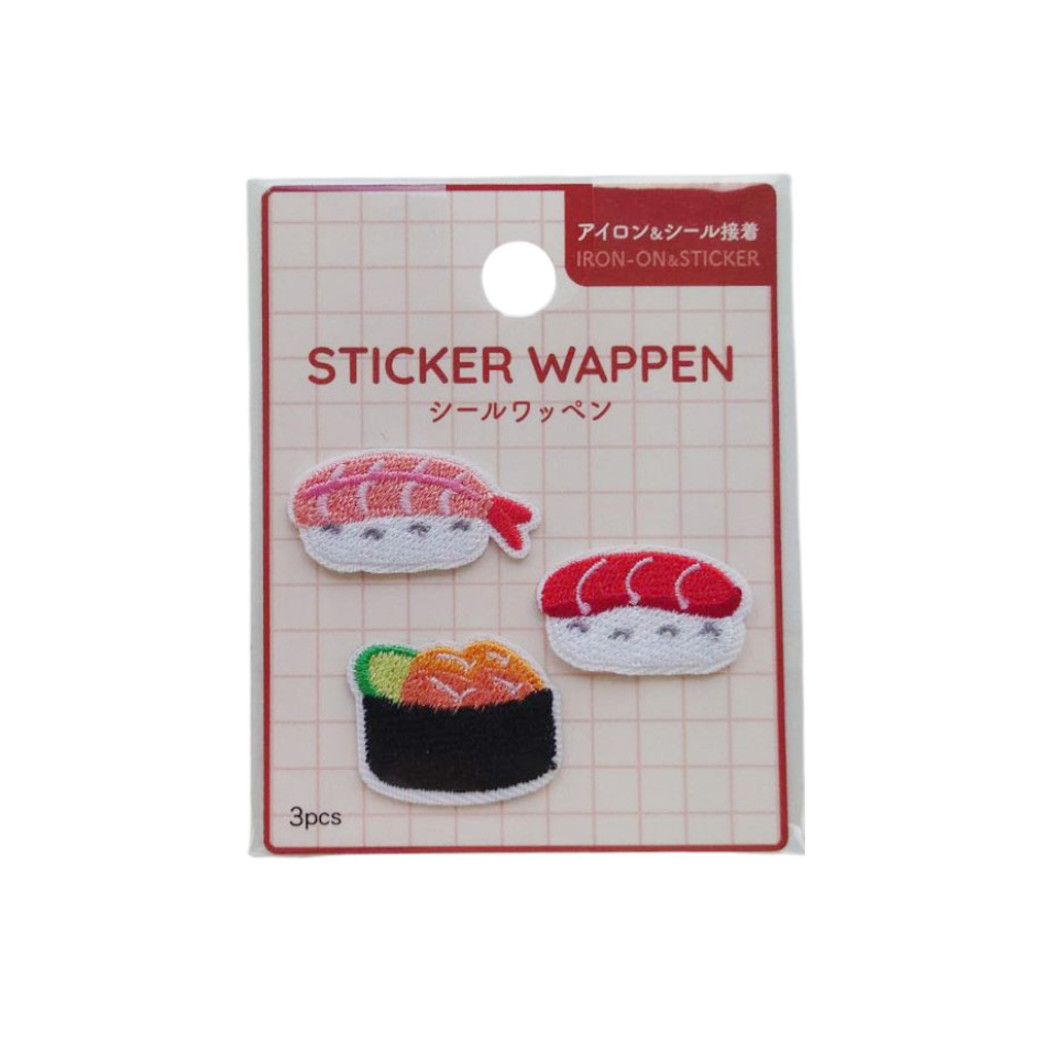 Sticker Wappen Sushi
