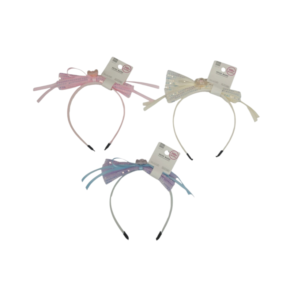Headband Bear Ribbon