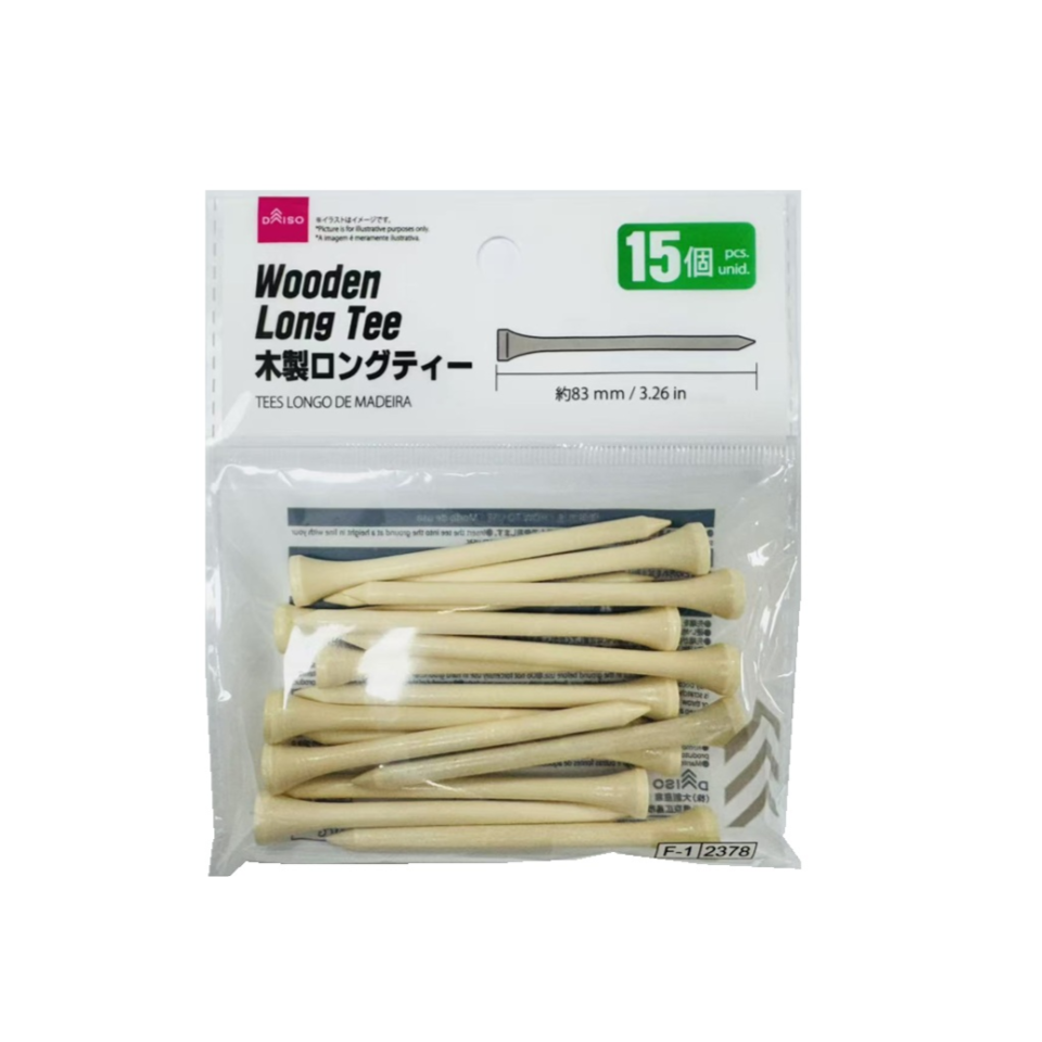 Wooden Long Tee 83mm