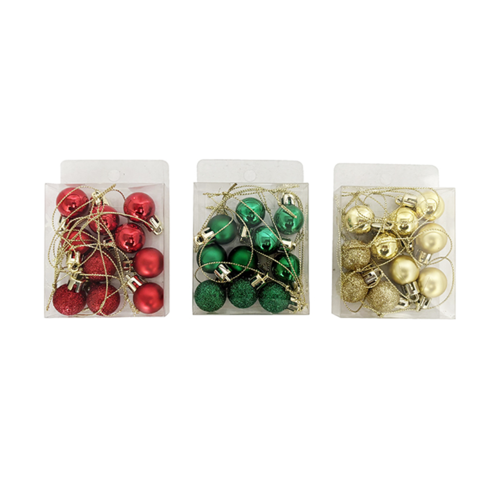 Christmas Ornament Gold/Red/Green