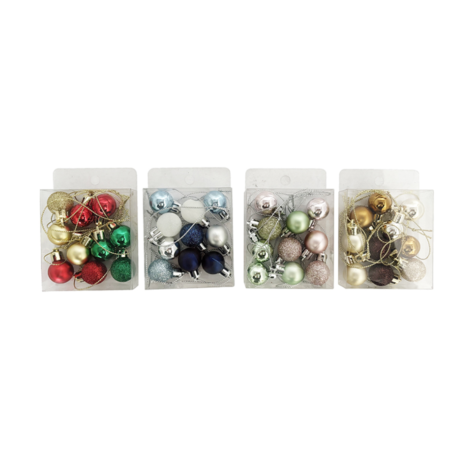 Christmas Ornament Mixed Colors 2cm