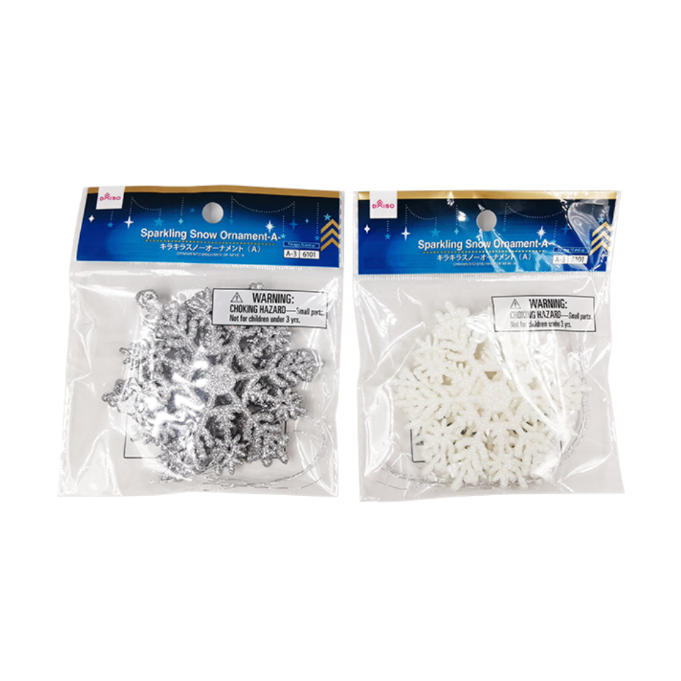 Sparkling Snow Ornament A