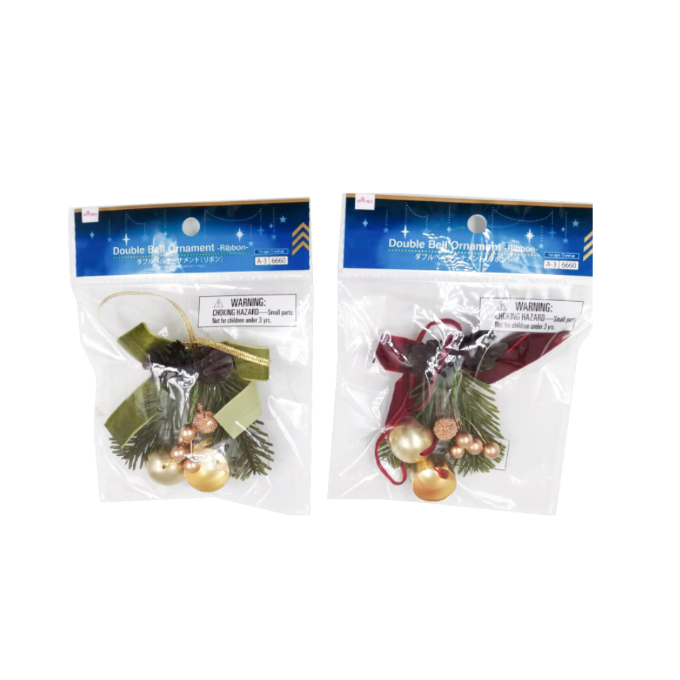 Double Bell Ornament Ribbon